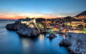 croatia-dubrovnik-sea-cliff-night-world